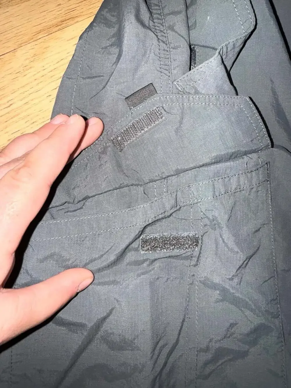 Men's Gray Cargo Shorts with Belt